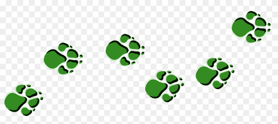 Picture Of Paw Prints, Footprint, Green Png Image