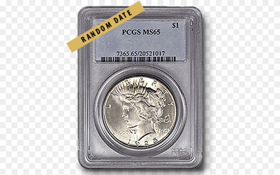 Picture Of Peace Silver Dollar Ms65 Cash, Camera, Electronics, Coin, Money Free Png