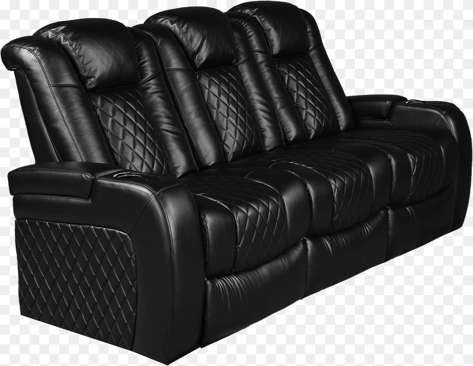 Picture Of Pinnacle Black Sofa Wphrtitle Picture Recliner, Couch, Furniture, Chair Png