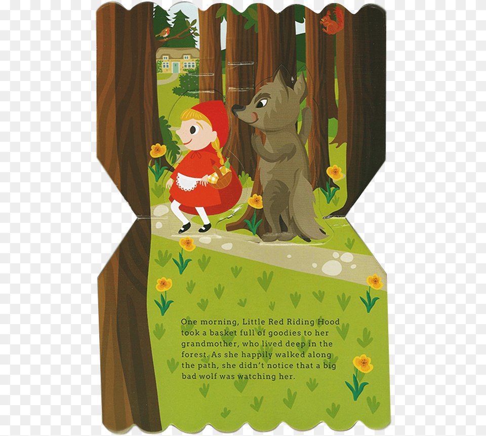 Picture Of Pop Up Fairy Tale House Little Red Riding Cartoon, Advertisement, Poster, Envelope, Greeting Card Png