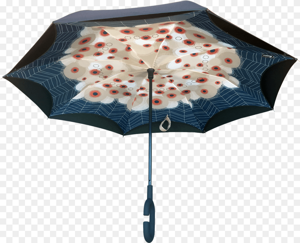 Picture Of Poppies Blue Border Umbrella Umbrella, Canopy, Architecture, Building, House Png
