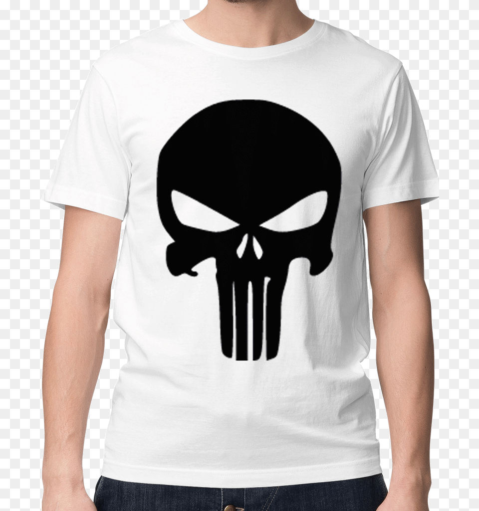 Picture Of Punisher T Shirt Punisher Logo, Clothing, T-shirt Free Transparent Png