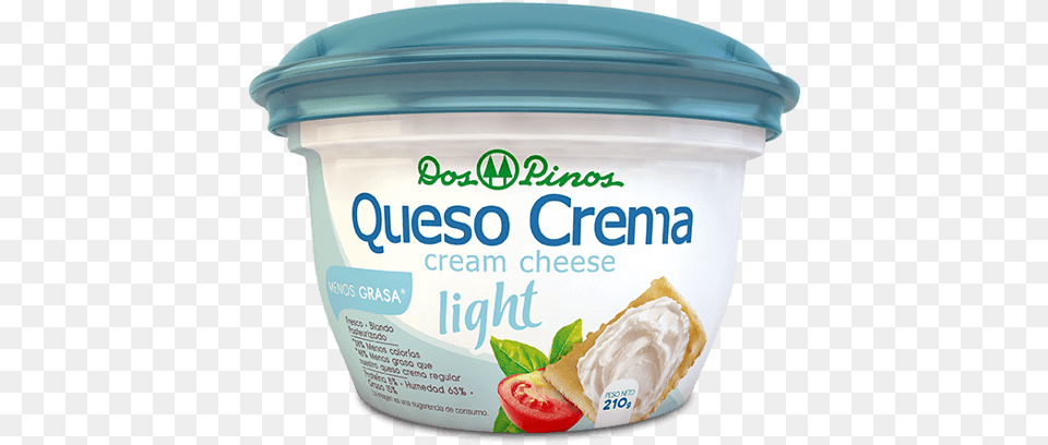Picture Of Queso Crema Light Dos Pinos, Dessert, Food, Yogurt, Cream Png Image