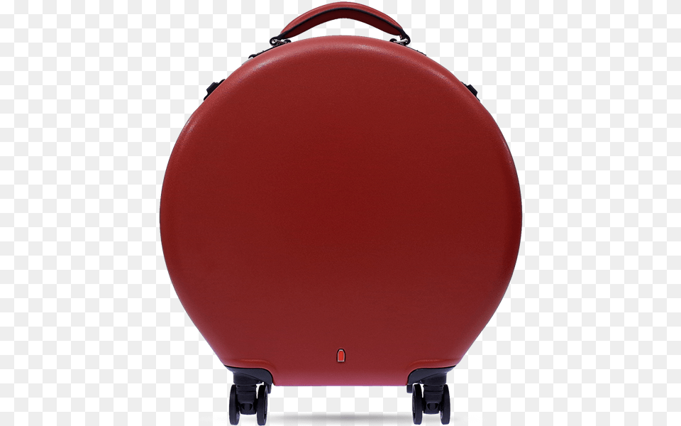 Picture Of Red Round Luggage Round Luggage, Baggage, Suitcase, Accessories, Bag Png