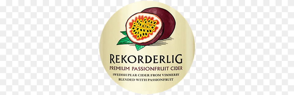 Picture Of Rekorderlig Passion Fruit Keg Passion Fruit Hard Cider, Advertisement, Food, Plant, Produce Png Image