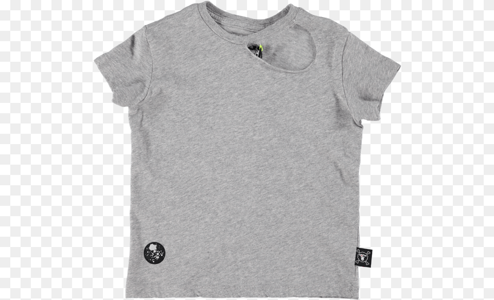 Picture Of Ripped T Shirt Grey Active Shirt, Clothing, T-shirt, Undershirt Free Transparent Png