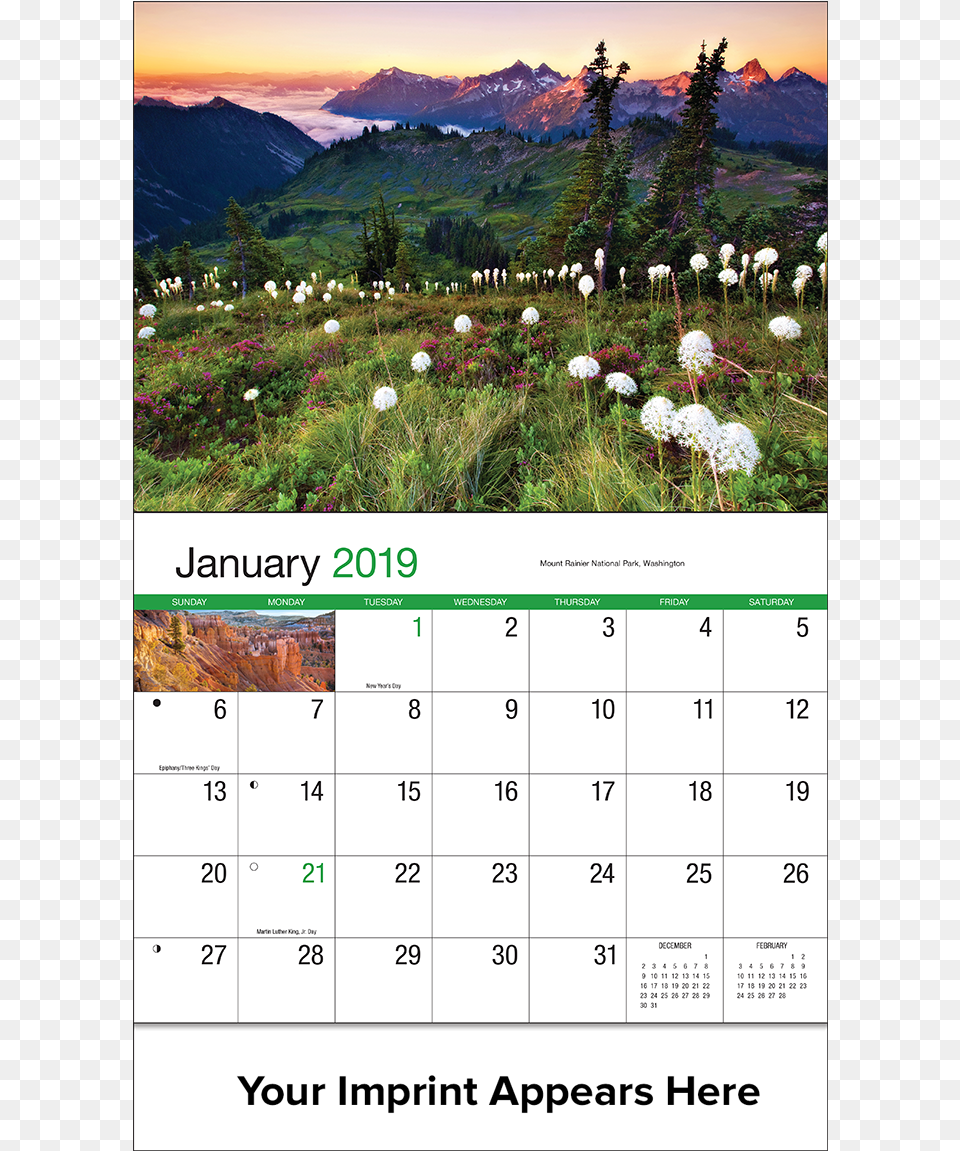 Picture Of Scenic America Wall Calendar Hotline Products Custom Scenic America Calendar, Text Free Transparent Png