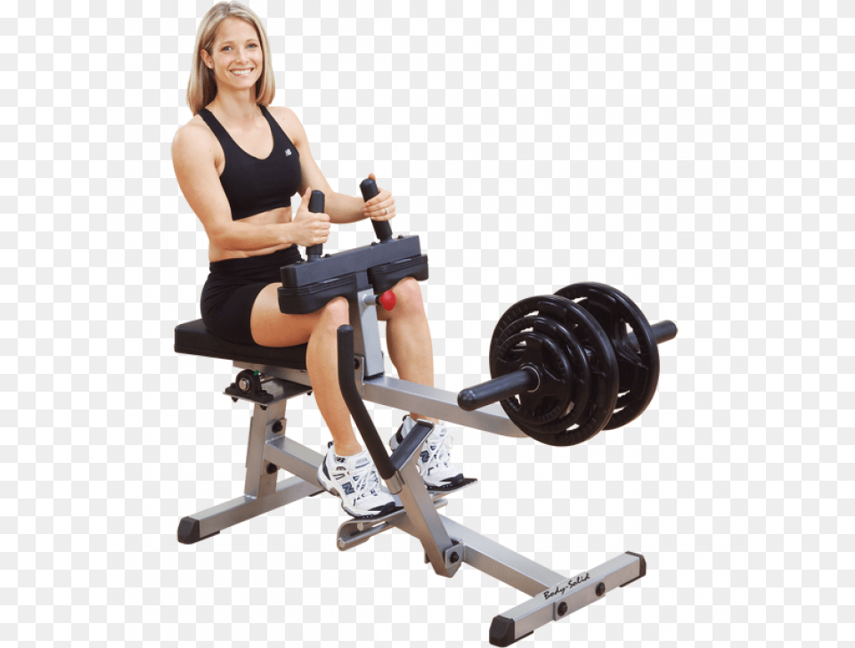 Picture Of Seated Calf Gscr349 Seated Calf Machine, Adult, Woman, Person, Female Free Png Download