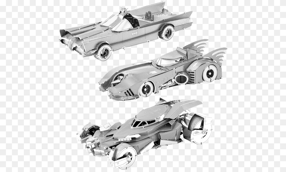 Picture Of Set Batman Batmobile Metal Earth Batman, Vehicle, Car, Transportation, Wheel Free Png