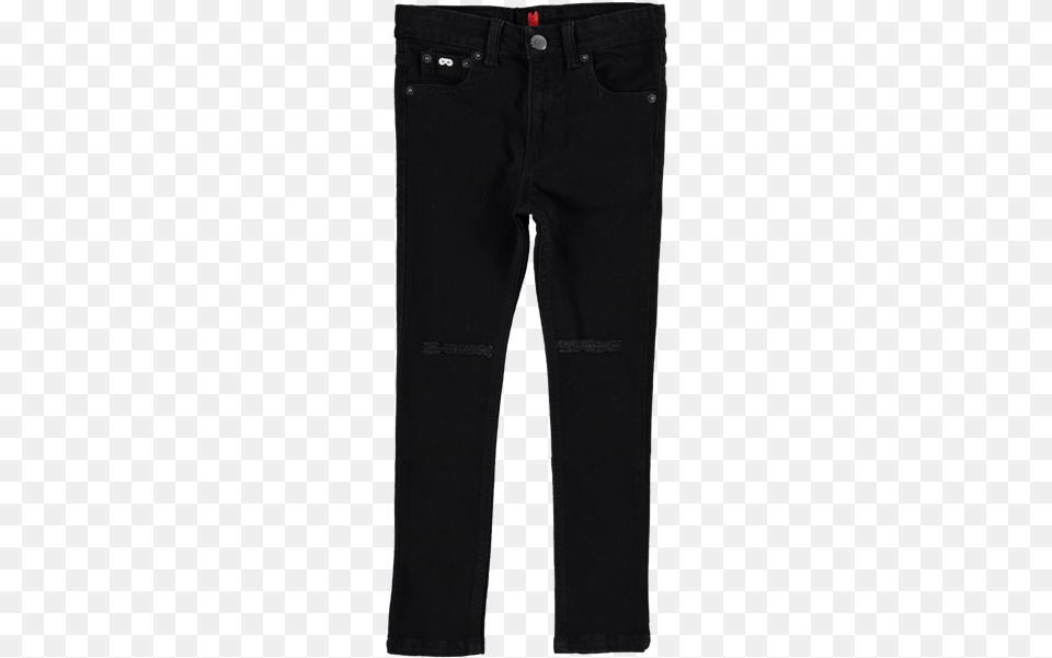 Picture Of Skinny Jeans With Ripped Knee Detail Black North Face Paramount 30 Convertible Pants, Clothing, Coat Png Image