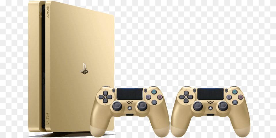 Picture Of Sony Playstation 4 Ps4 Gold 500gb Slim Playstation 4 1tb Limited Edition Console Gold, Electronics Free Transparent Png