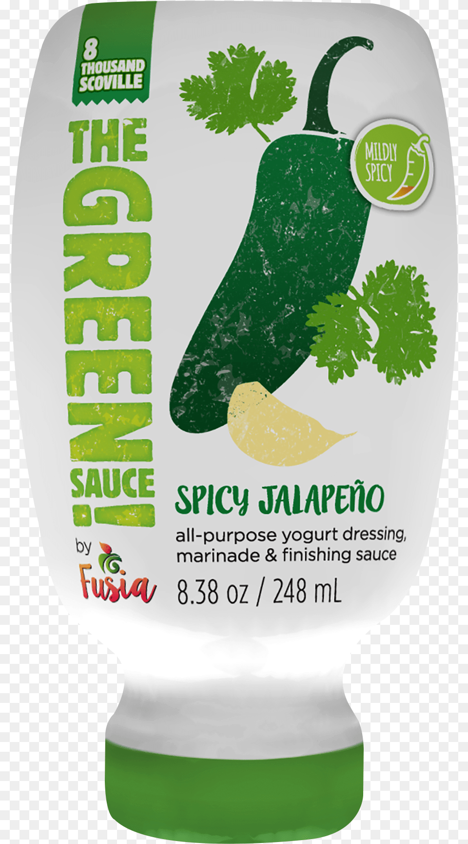 Picture Of Spicy Jalapeno Green Sauce In Its Packaging Snap Pea, Herbs, Plant, Herbal, Bottle Png