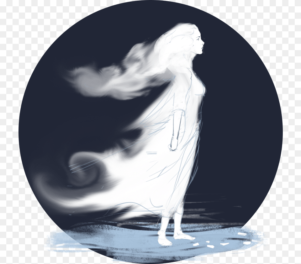 Picture Of The Ghost, Adult, Female, Person, Woman Free Png