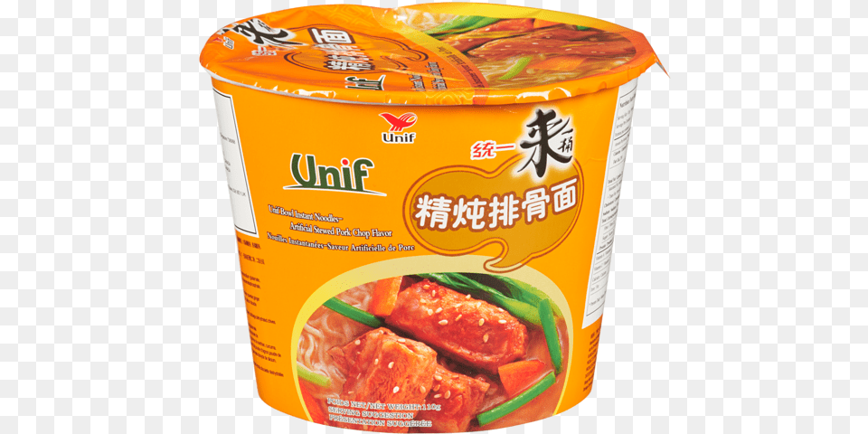 Picture Of Unif D Pork Chop Tub Noodle Arificial Stewed, Food, Ketchup, Tin Free Png