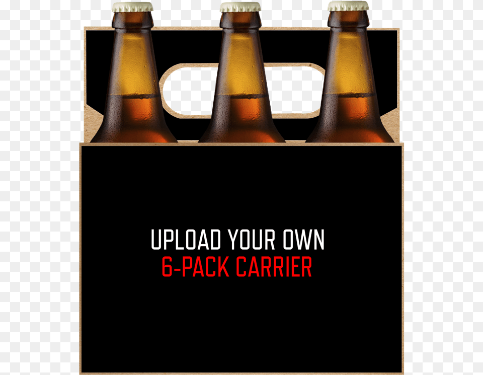 Picture Of Upload Your Own 6 Pack Carrier Mayflower Pale Ale Mayflower Brewing Company, Alcohol, Beer, Beer Bottle, Beverage Png