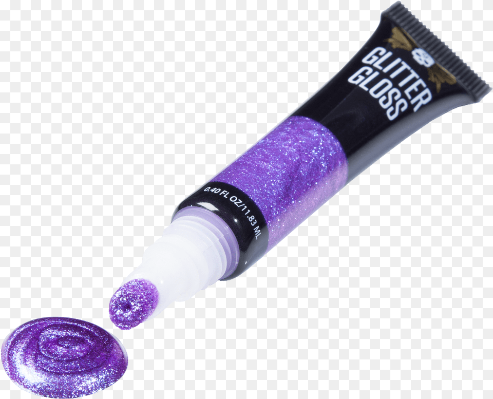 Picture Of Viper Glitter Lip Gloss Lip Gloss, Purple, Smoke Pipe, Cosmetics Free Png Download
