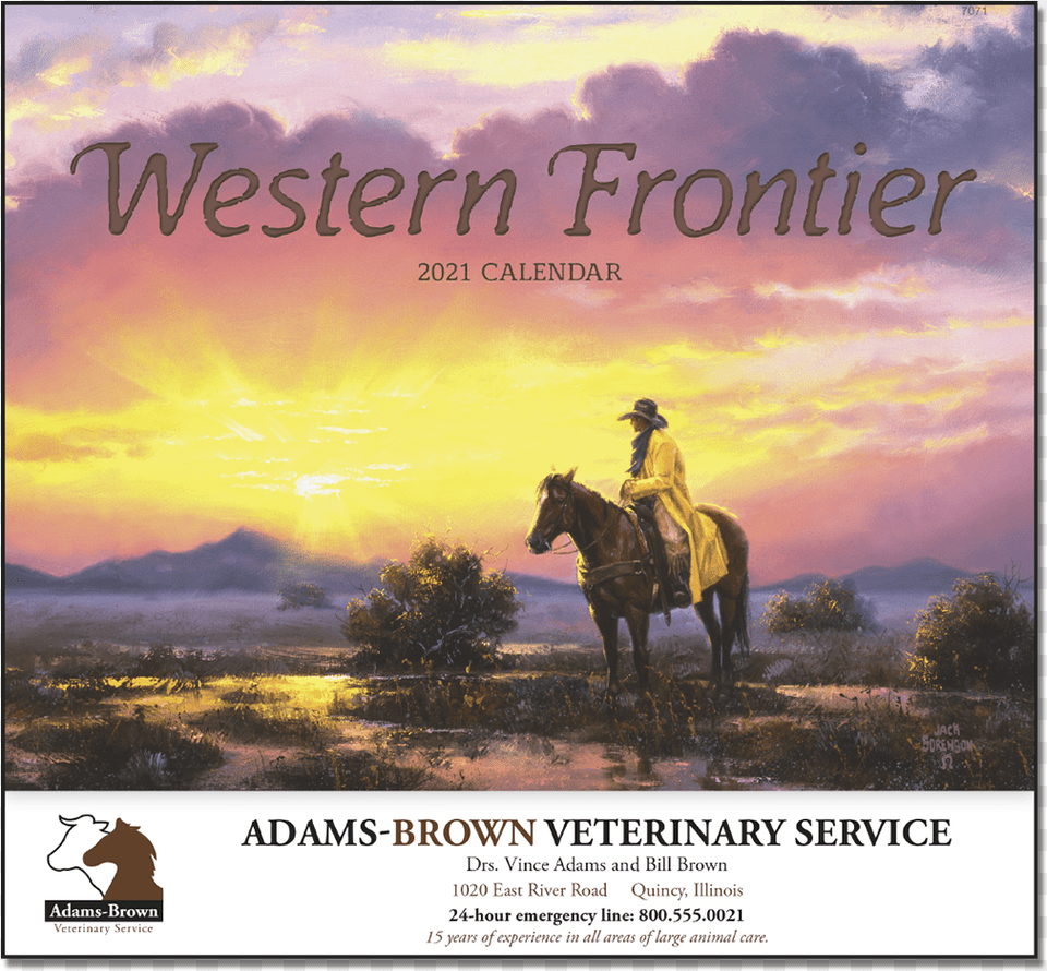 Picture Of Western Frontier Wall Calendar Gicle, Advertisement, Poster, Person, Mammal Png Image