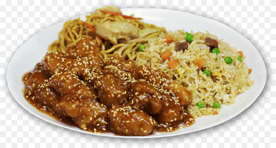 Picture Orange Chicken, Plate, Food, Seasoning, Sesame Free Transparent Png