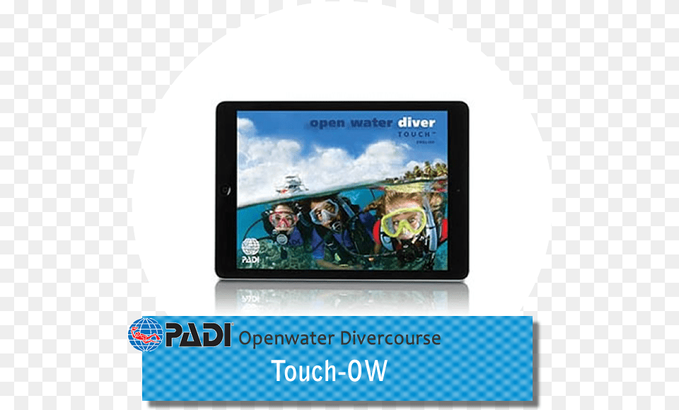 Picture Padi Open Water Diver Touch, Computer, Electronics, Tablet Computer, Nature Free Png