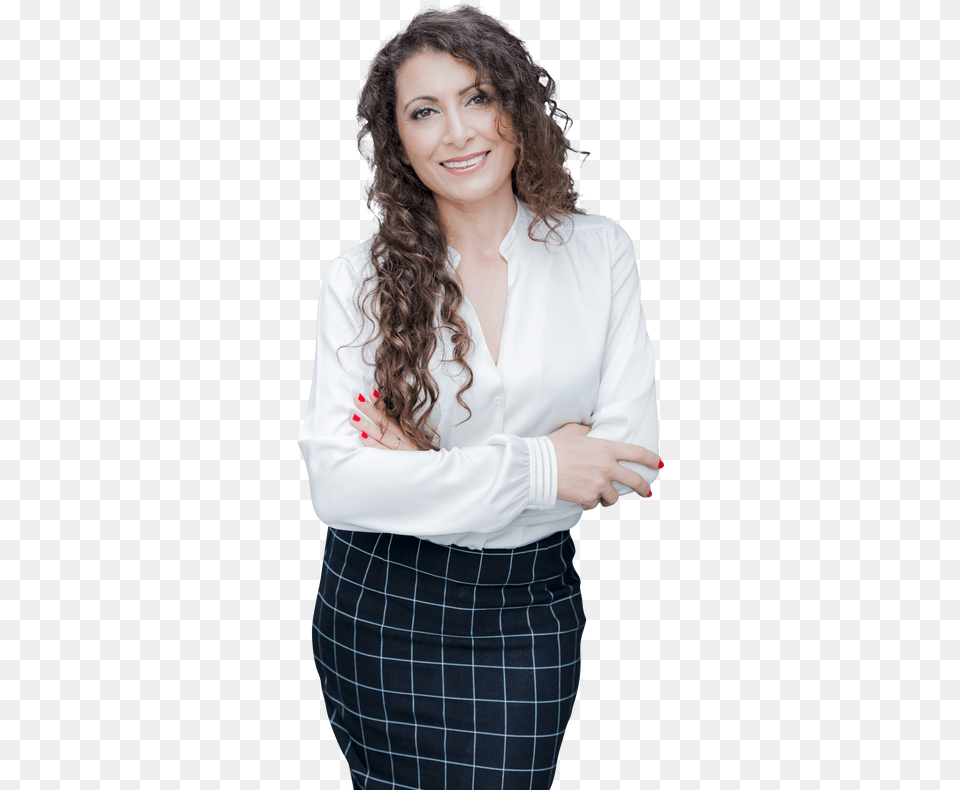Picture Pencil Skirt, Happy, Long Sleeve, Formal Wear, Person Free Png Download