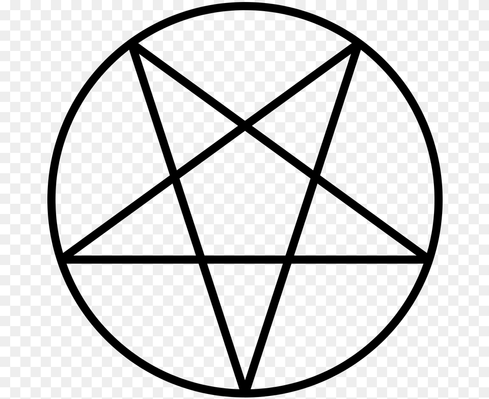 Picture Pentagram, Gray Png Image