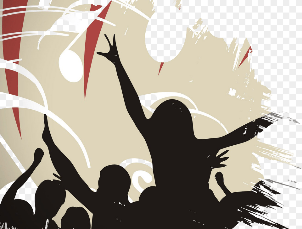 Picture People Dancing, Art, Graphics, Person, Silhouette Free Transparent Png