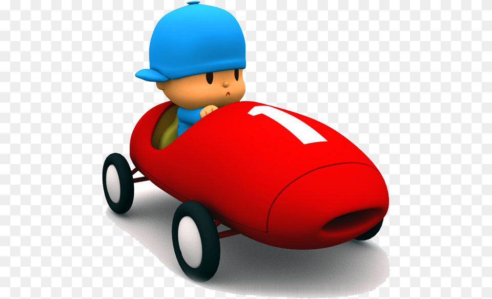 Picture Pocoyo Race Car Png Image