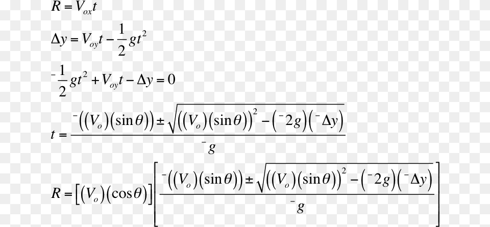 Picture Projectile Motion, Gray Free Png