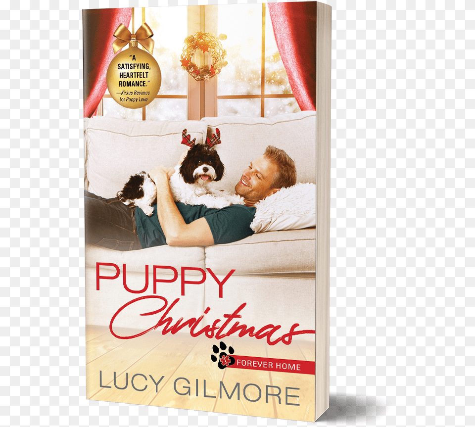 Picture Puppy Christmas Lucy Gilmore, Publication, Book, Person, Man Free Png