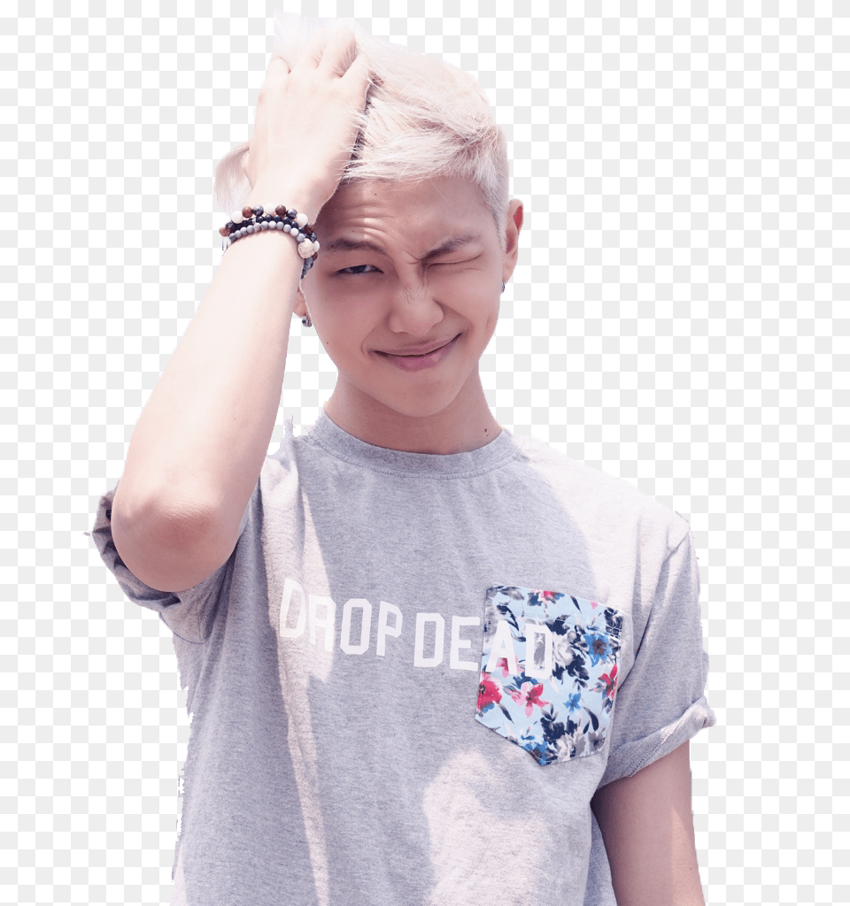 Picture Rap Monster, T-shirt, Clothing, Woman, Adult Free Transparent Png