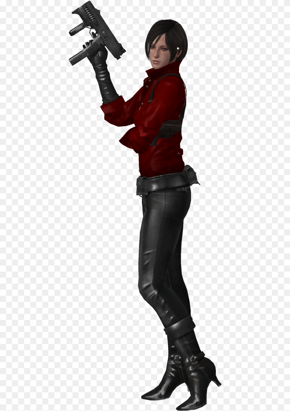 Picture Resident Evil 2 Ada Costumes, Gun, Clothing, Weapon, Costume Free Transparent Png