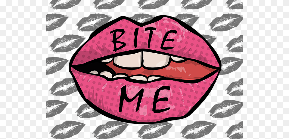 Picture Royalty Bite Me Lips Pop Czworobok Ujedeniowy, Body Part, Cosmetics, Lipstick, Mouth Free Transparent Png