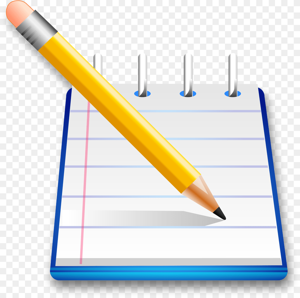 Picture Royalty Free Library Transparent Writers Writing Pad Icon, Pencil, Text Png Image