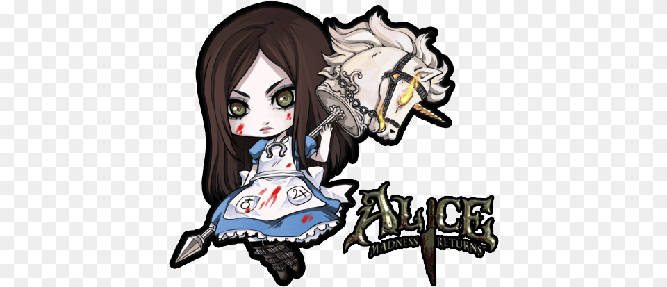 Picture Royalty Library Chibi American Macgee Alice Madness Returns Chibi, Book, Comics, Publication, Adult Free Transparent Png