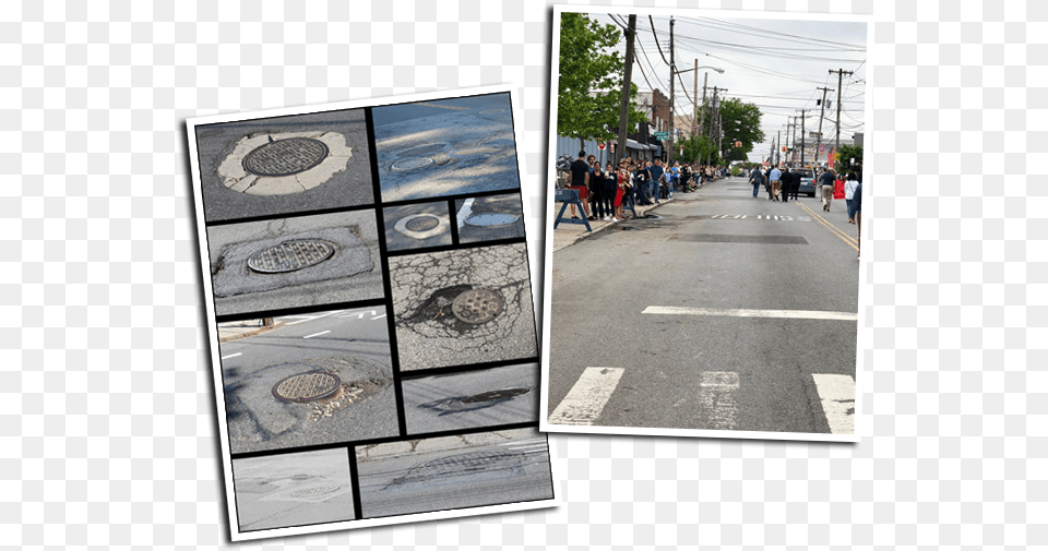 Picture Sidewalk, Art, Urban, City, Collage Free Png Download