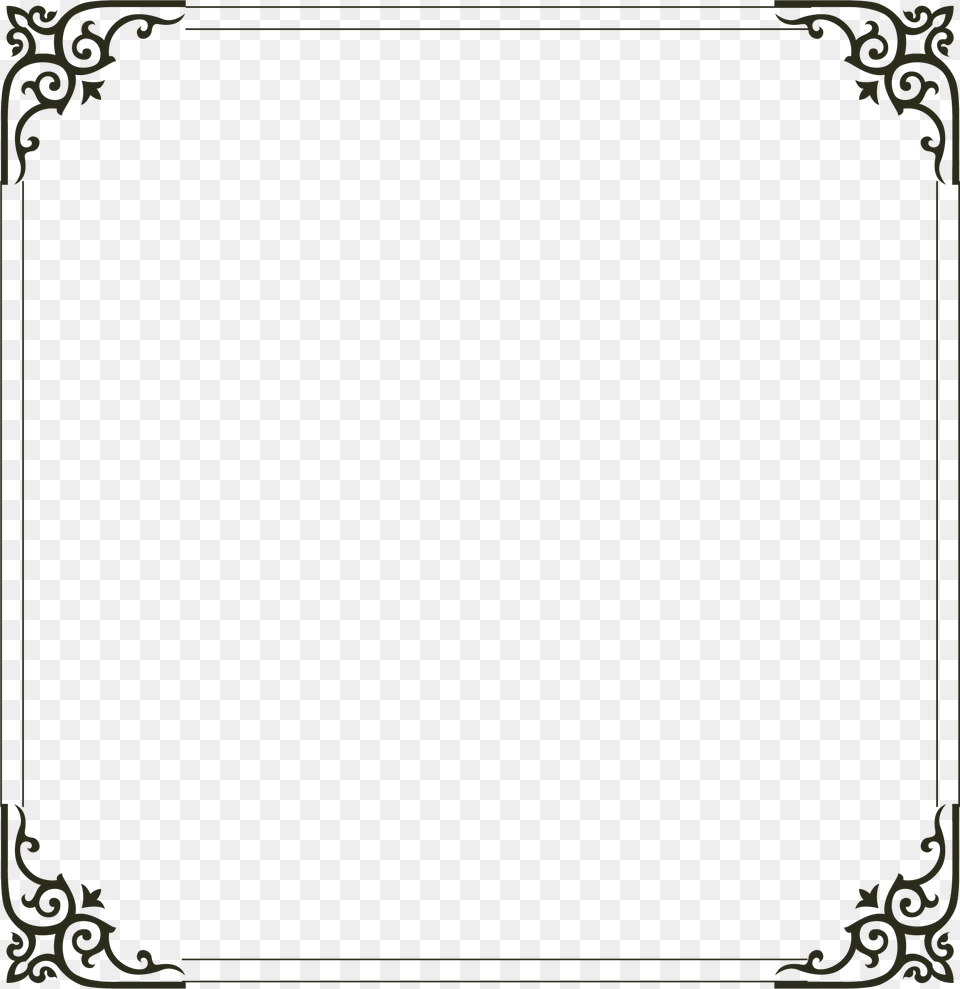 Picture Simple Frame Computer File Border Clipart Border Simple Frame, Art, Floral Design, Graphics, Pattern Free Png