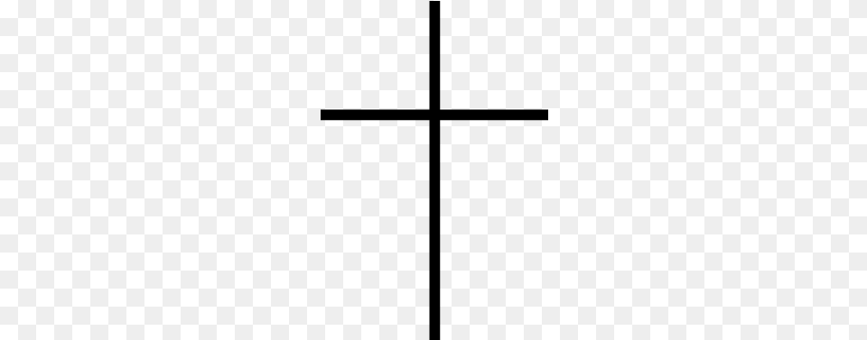 Picture Small Black And White Cross Png