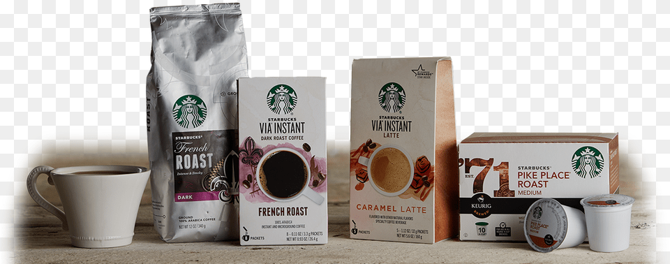Picture Starbucks K Cups And Bags, Cup, Box, Beverage, Coffee Png