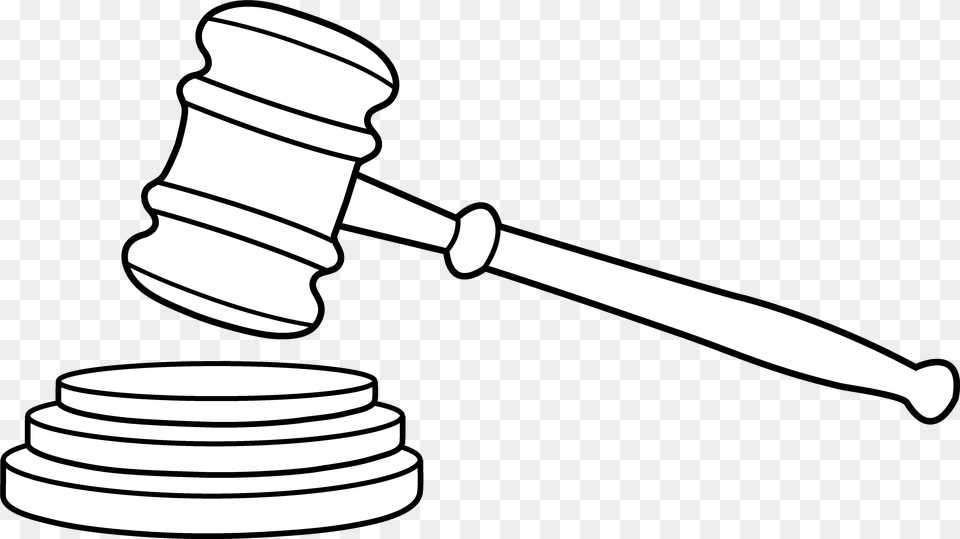 Picture Stock Gavel Files Gavel Clipart Black And White, Device, Hammer, Tool, Mallet Free Transparent Png