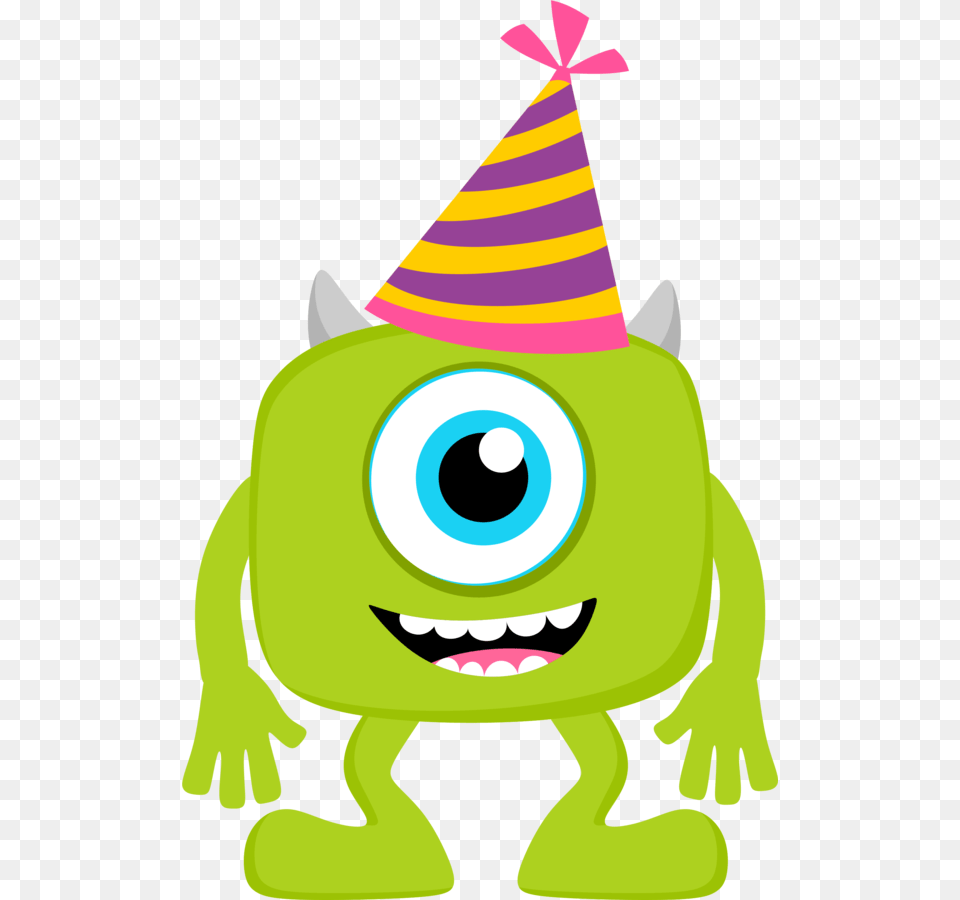 Picture Stock Monsters Inc Pretty Monstros Monsters Inc Personajes Bebes, Clothing, Hat, Party Hat, Baby Free Png