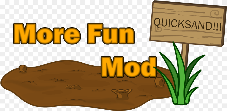 Picture Stock More Fun Quicksand Mod Adds Types Minecraft Mod Quicksand, Soil, Plant Png Image