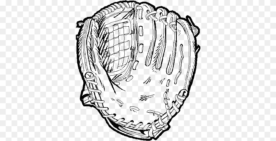 Picture Stock Softball At Getdrawings Com For Baseball Glove Line Drawing, Baseball Glove, Clothing, Sport Png