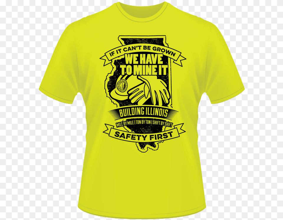 Picture T Shirt With Safety Slogan, Clothing, T-shirt, Person Png Image