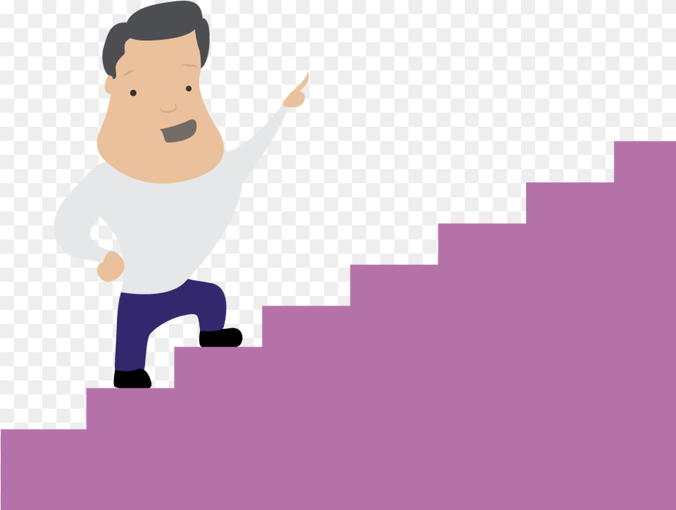 Picture Taking Stairs Instead Of Elevator Clipart, Baby, Person, Face, Head Png Image