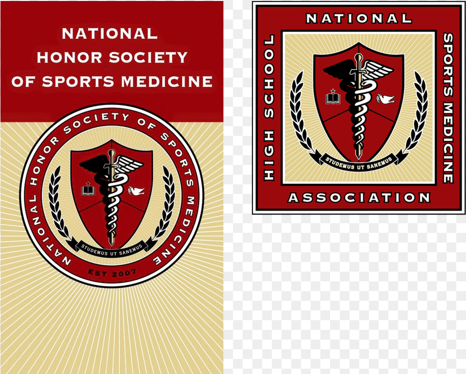 Picture The National Honor Society Of Sports Medicine, Logo, Emblem, Symbol, Can Png