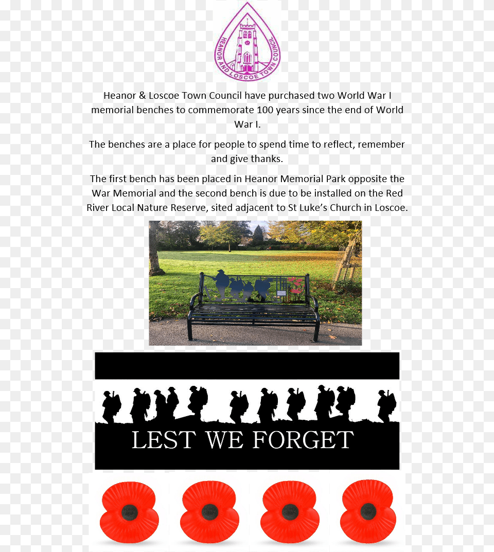 Picture Top Brand Huge 8ft X 5ft 240 150 Cm Lest We Forget, Bench, Furniture, Person, Flower Png