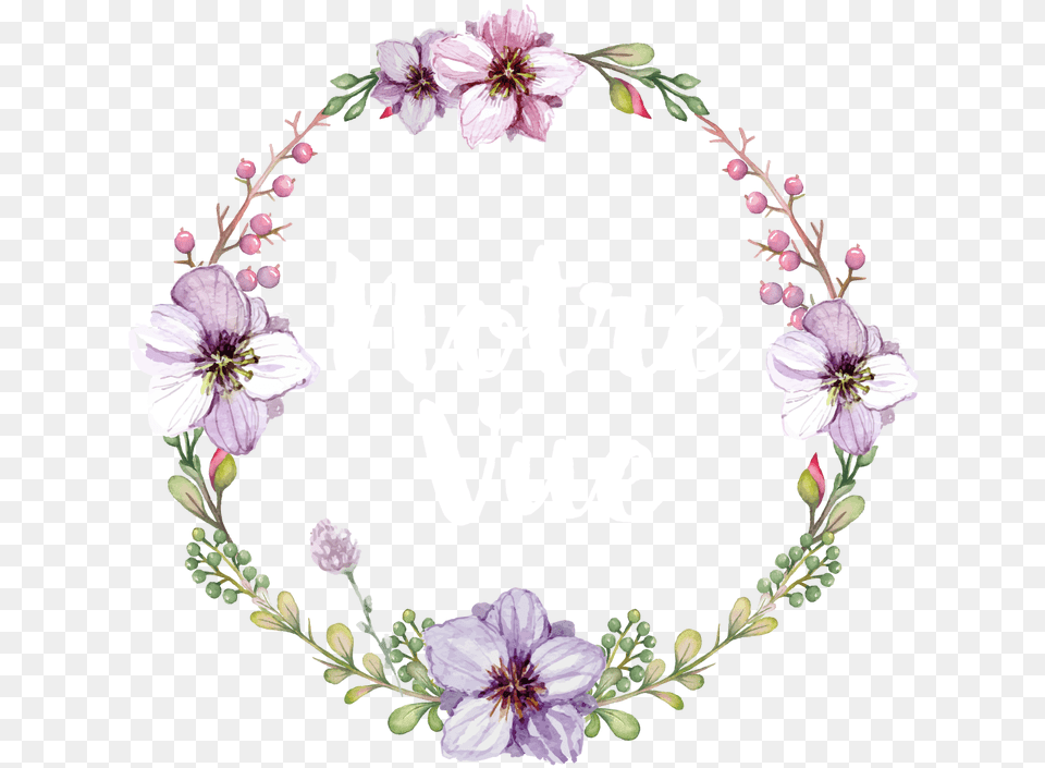 Picture Transparent Background Flower Wreath Watercolor, Plant, Petal, Anther Free Png