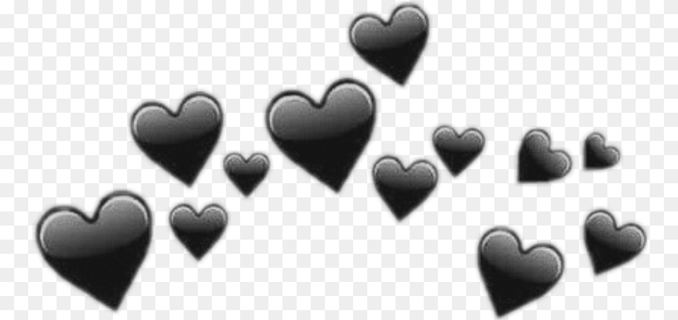 Picture Transparent Black Hearts Emoji, Heart Png Image