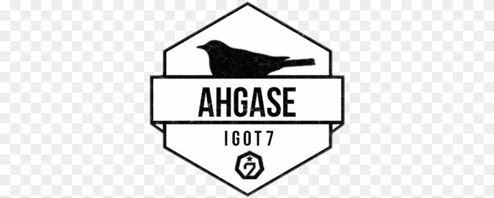 Picture Transparent Got7 Drawing Logo Got7 Ahgase Logo, Sign, Symbol, Animal, Bird Png
