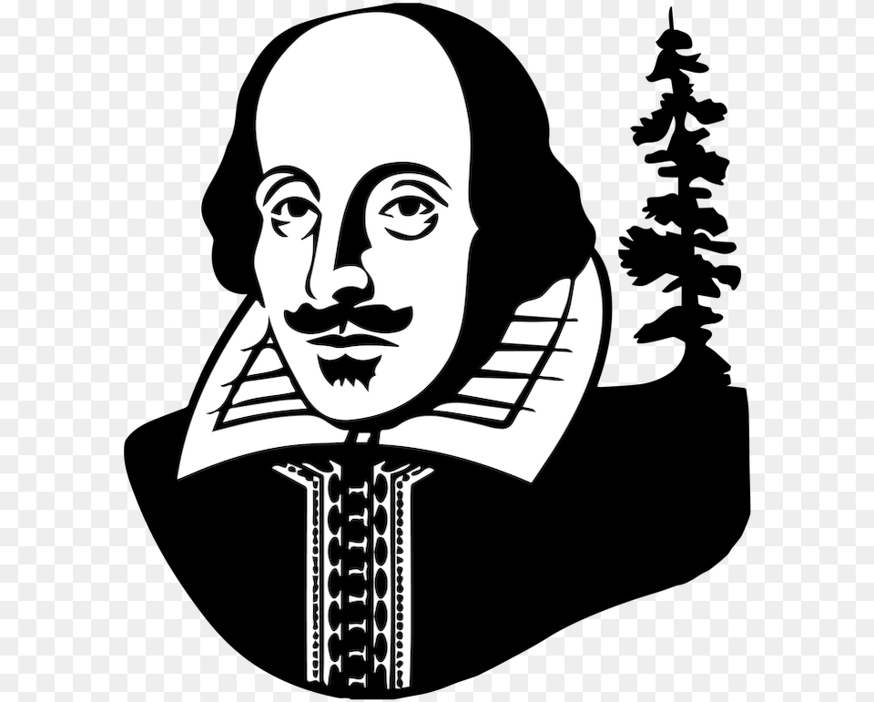 Picture Transparent Shakespeare, Stencil, Face, Head, Person Free Png Download